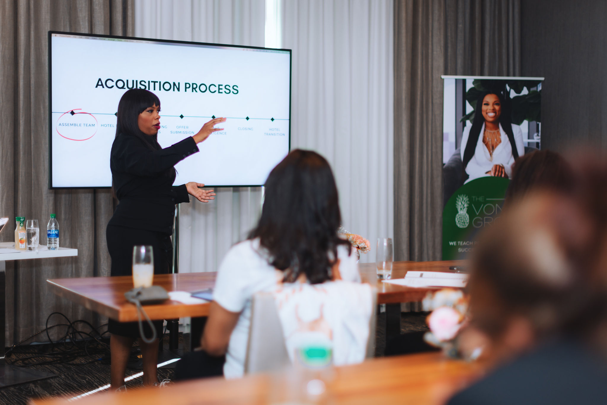 Davonne teaching the acquisition process